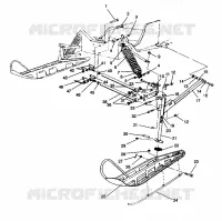 FRONT SUSPENSION AND SKI WIDETRAK GT 0942061 (49261126110011)