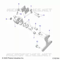 BRAKES, BREMSZANGE HINTEN