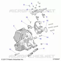 ENGINE, LUFTEINLASS MANIFOLD