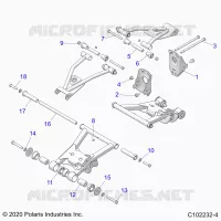HINTERRADAUFHÃ„NGUNG CONTROL ARM, MOUNTING