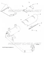 ENGINE, ABGASSYSTEM, SHIELDS