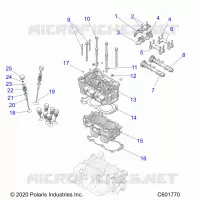 ENGINE, CYLINDER/ZYLINDERKOPF ASM.