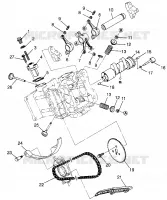 EINLASS   Auspuff  Scrambler 500 W97BC50A (4943074307D005)
