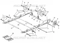 SUSPENSION 600 XC 0971776 AND EUROPEAN 600 XC E971776 (4937933793B009)