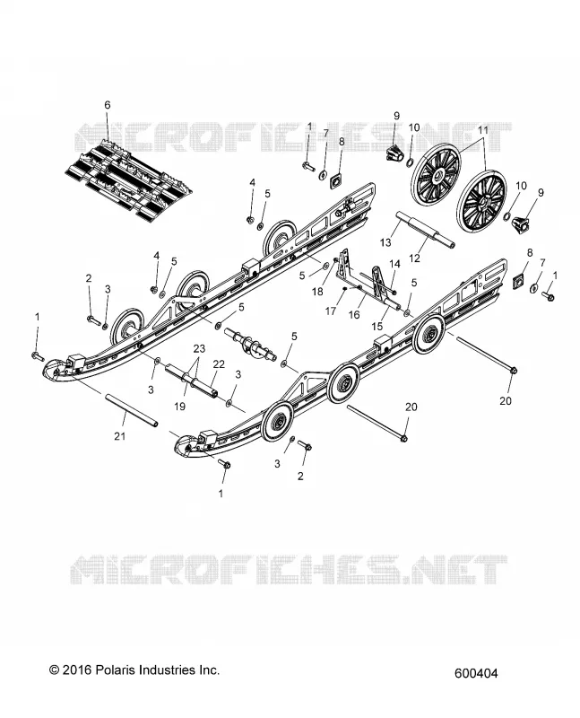 SUSPENSION, REAR AND TRACK