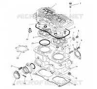 ZYLINDER 440 XCR 0961660 (4932113211C010)