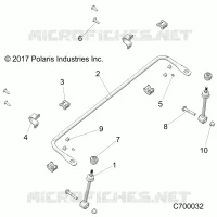 FRONT SUSPENSION STABILIZER BAR