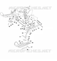 FRONT SUSPENSION AND SKI