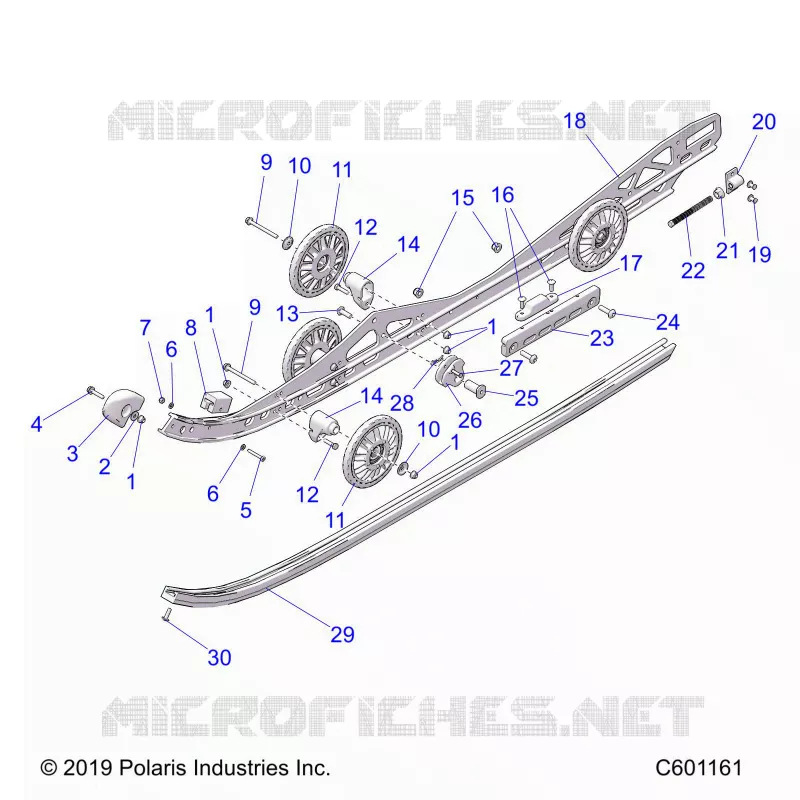 SUSPENSION, RAIL, LH/RH