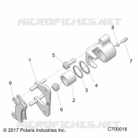 HINTERBREMSE CALIPER
