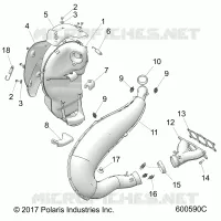 ENGINE, AUSPUFF