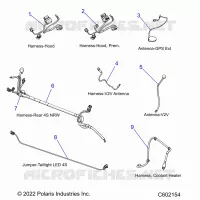 ELEKTRIC, WIRE HARNESSES, HOOD/JUMPERS, GPS