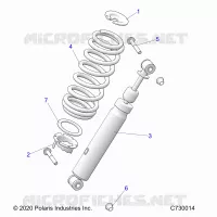 SUSPENSION, FRONT SHOCK MOUNTING