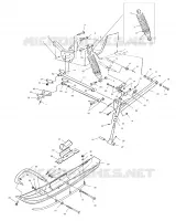 FRONT SUSPENSION AND SKI