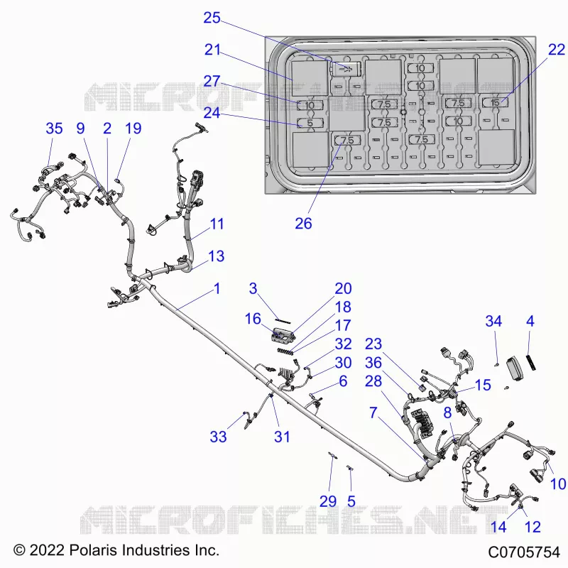 ELEKTRIC, WIRE HARNESS, CHASSIS