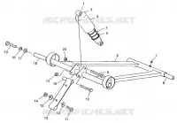 FRONT Drehmomentarm