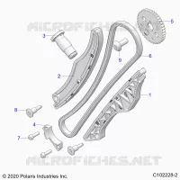 CAM CHAIN AND SPROCKET