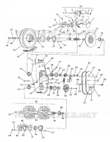Bremse und Kettenkasten 400 FROM SERIAL NUMBER 1802330 (4919241924033A)