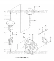 MOTOR, VERGASER, UPPER