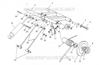 HINTER Drehmomentarm 500 CARB 0952764 (4929192919B012)