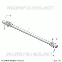 ANTRIEB, PROP SHAFT, FRONT