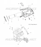 MOTOR, LUFTEINLASS