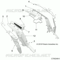 KAROSSERIE HINTEN FENDERS AND BEZELS- Z22N4E99NK (C700248-8)