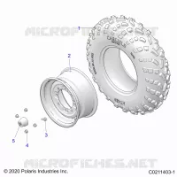 RADS, FRONT TIRE