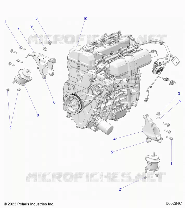 MOTOR, MOUNTING