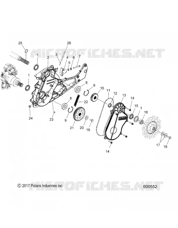 ANTRIEB, CHAINCASE