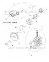 ENGINE, KURBELWELLE, PISTON AND BALANCE SHAFT