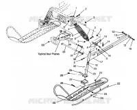 FRONT SUSPENSION AND SKI LITE E943433 (49273427340011)