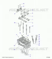 ENGINE, ZYLINDERKOPF AND VALVES