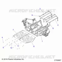 CHASSIS, MAIN RAHMEN