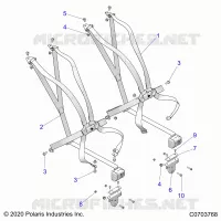SITZ BELT MOUNTING 6 POINT