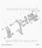 BRAKES, BREMSZANGE HINTEN