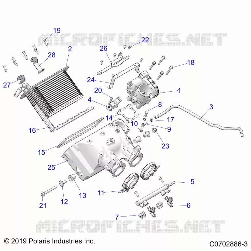 ENGINE, LUFTEINLASS MANIFOLD