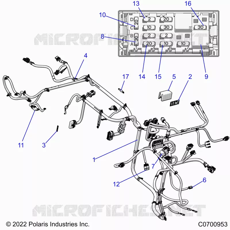 ELEKTRIC, WIRE HARNESSES, CHASSIS