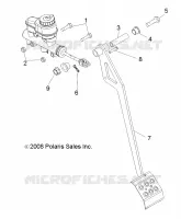 BREMSES, PEDAL AND MASTER CYLINDER MOUNTING