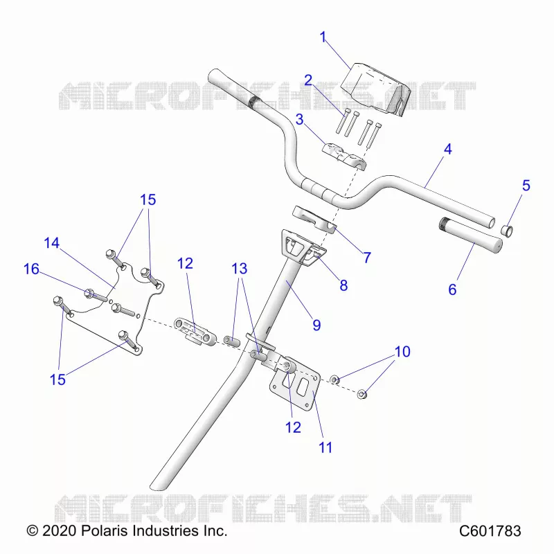 LENKUNG, H-BAR, LENKUNG POST, GRIPS