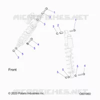 SUSPENSION, SHOCK MOUNTING, IFS