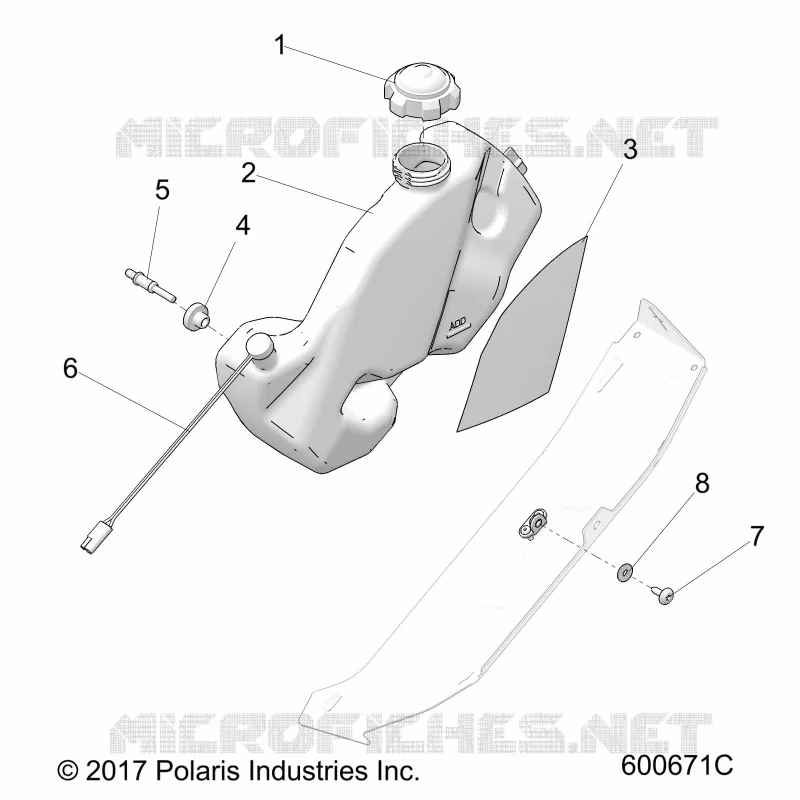 MOTOR, OIL BOTTLE ASM.