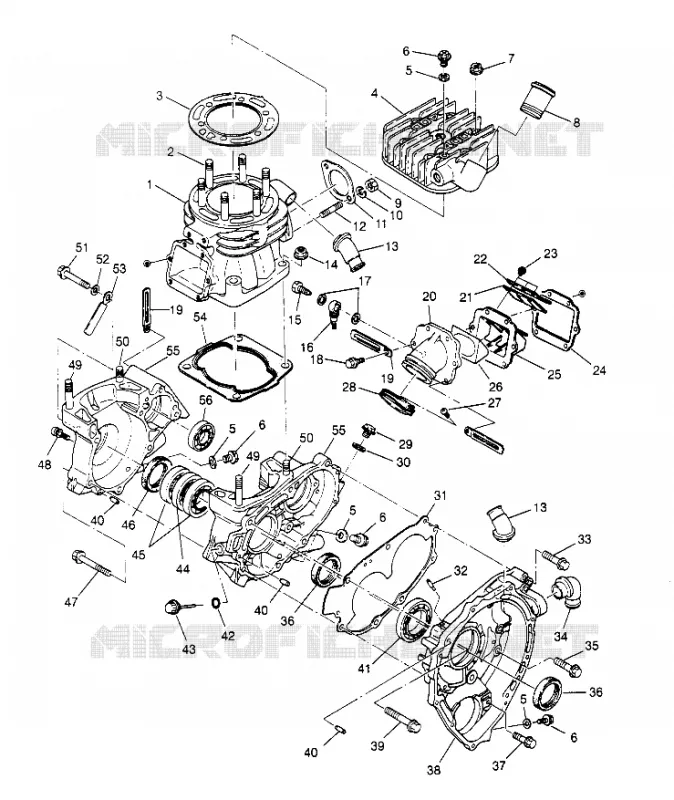CRANKCASE AND ZYLINDER SPORTSMAN 4X4 W948040 (4926842684C011)