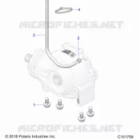 DRIVE TRAIN, GEARCASE MOUNTING, FRONT