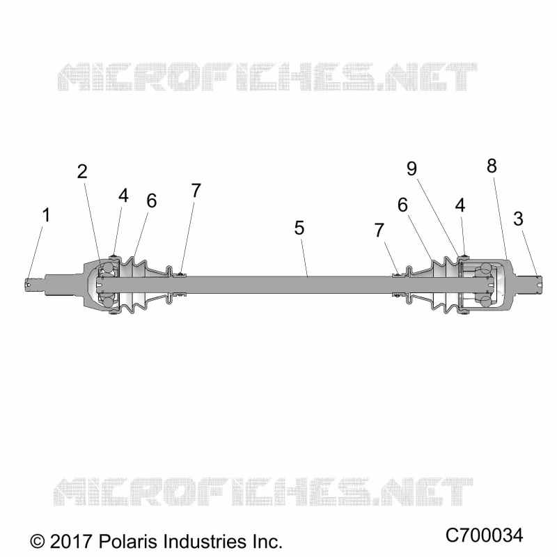 ANTRIEB, FRONT HALF SHAFT