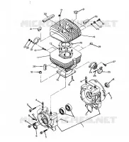 CRANKCASE AND ZYLINDER  250 4X4