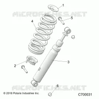 FRONT SUSPENSION SHOCK MOUNTING