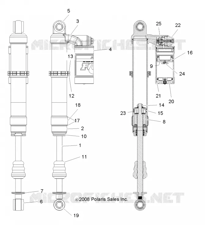 FRONT SUSPENSION SCHOCK