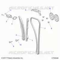 CAM CHAIN AND TENSIONER