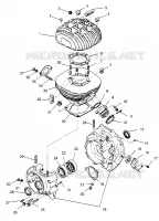 CRANKCASE AND ZYLINDER XPLORER 300 W969130 (4935903590C013)
